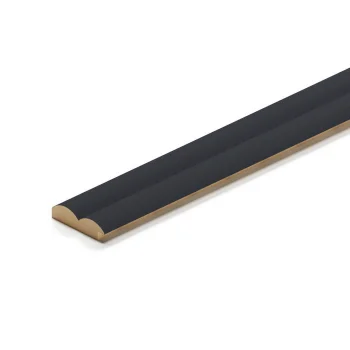 Stella МДФ Wave De Luxe Black lead 2700x55x16 мм