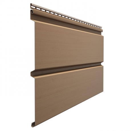 Сайдинг Docke D6S Premium Брус Капучино