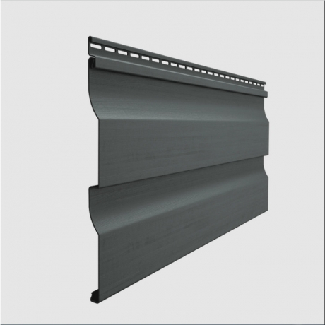 Сайдинг Docke D4-5 Dutchlap Графит