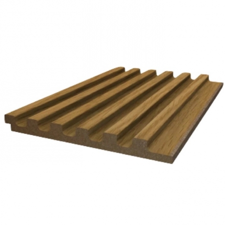 Реечная панель WellMaker ПН-38 НФ Дуб 2800*123*12 мм