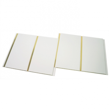 Панель ПВХ Ideal потолочная 2-х секц Золото Панель ПВХ Ideal потолочная 2-х секц Золото