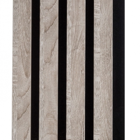 Реечная панель Grace 3D Line Modern Ель Серебристая L03