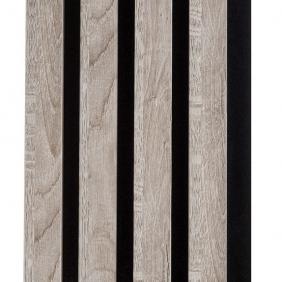 Реечная панель Grace 3D Line Modern Ель Серебристая L03