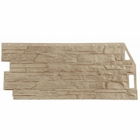 Фасадные панели (цоколь) Дачный Скала бежевый