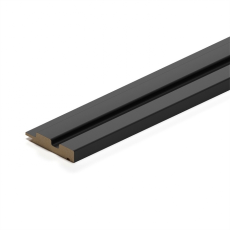 Профиль Финиш Stella МДФ Beats De Luxe Black Lead 2700x77x16 мм
