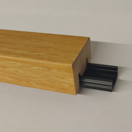 Финишная планка для реечной панели Grace с монтажным профилем в комплекте Line Modern