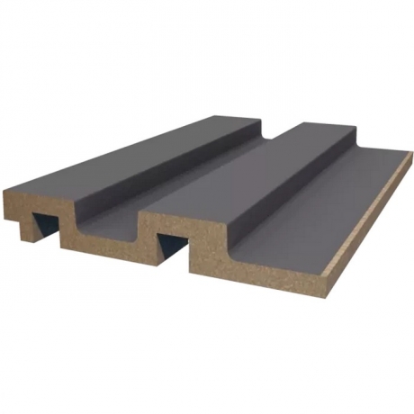 Реечная панель WellMaker ПН-37 Графит 2800*123*19 мм