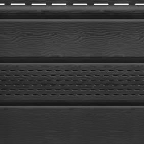 Софит Fineber Графит с центральной перфорацией