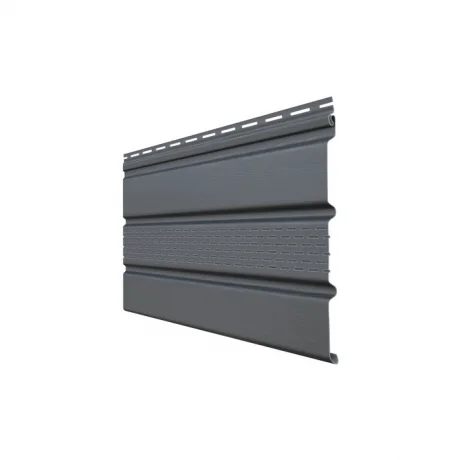 Софит Grand Line Premium Acryl Графит c частичной перфорацией