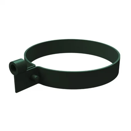 Водосточная система Grand Line Standart Хомут трубы ПВХ зеленый
