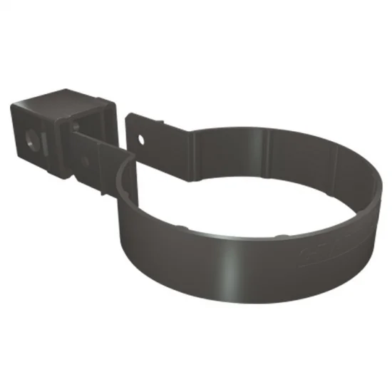 Водосточная система Grand Line Standart Хомут трубы Kliker ПВХ графит