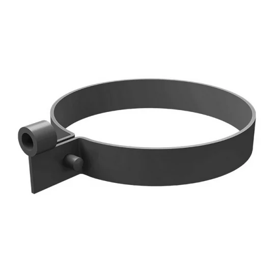 Водосточная система Grand Line Standart Хомут трубы ПВХ графит