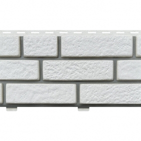 Ю-пласт Стоун-хаус Кирпич белый с декорированным швом