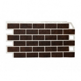 Цокольный Альфа Профиль Кирпич рустикальный 06