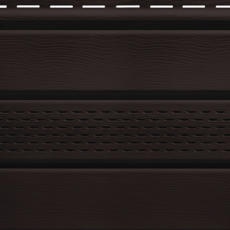 Софит Fineber Коричневый с центральной перфорацией