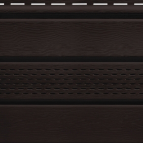 Софит Fineber Коричневый с центральной перфорацией