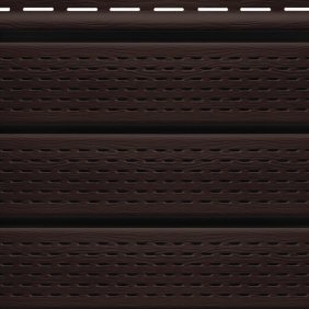 Софит Fineber Коричневый с полной перфорацией