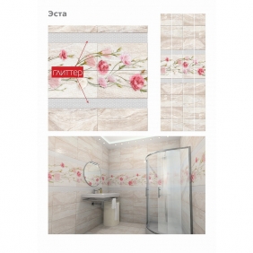 Кронапласт Unique Эста с глиттером серебро