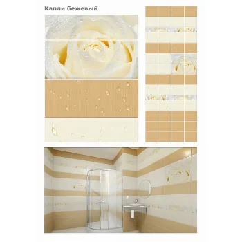 Кронапласт Unique Капли бежевый