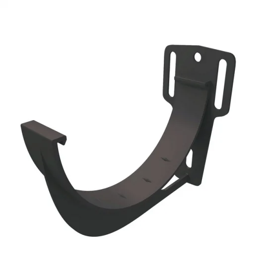 Водосточная система Grand Line Standart  Кронштейн желоба ПВХ графит