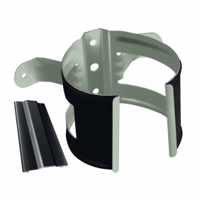 Водосточная система Optima Металл Ø100 Кронштейн трубы на дерево графит