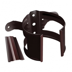Grand Line Металл Standart Ø100 Кронштейн трубы на дерево шоколад