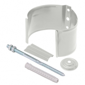 Grand Line Металл Standart Ø90 Кронштейн трубы на кирпич белый