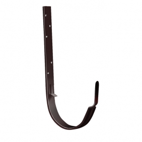 Водосточная система Optima Металл Ø150 Кронштейн желоба длинный шоколад