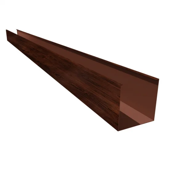 Кубообразная рейка из металла GL Ш50/В50 Cherry Wood - 3,0 м