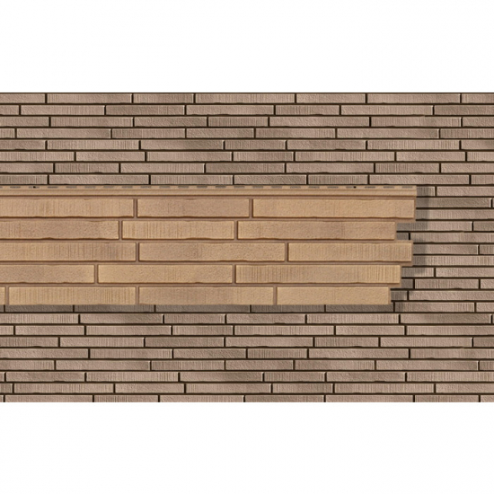 Сайдинг Стоун-хаус Ригельный кирпич Кварц (S-Lock)