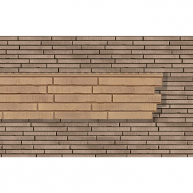 Стоун-хаус Ригельный кирпич Кварц (S-Lock)