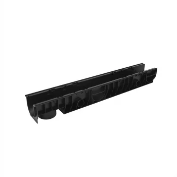 Лоток  Ecoteck 100.125 h129 пластиковый (черный)