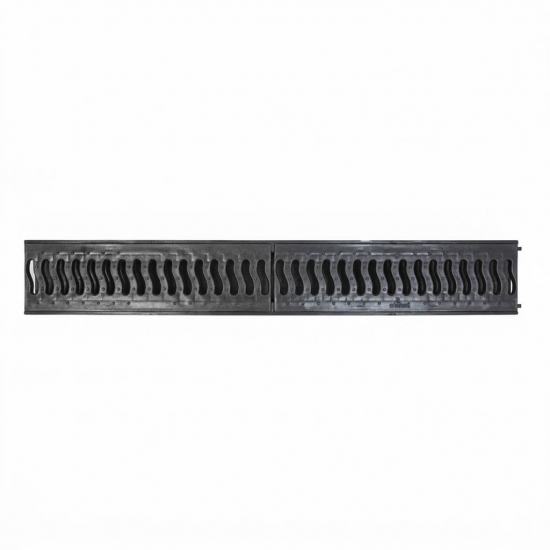 Лоток Ecoteck Lite 100h56 с решеткой пластиковой, кл. А15 (черный)
