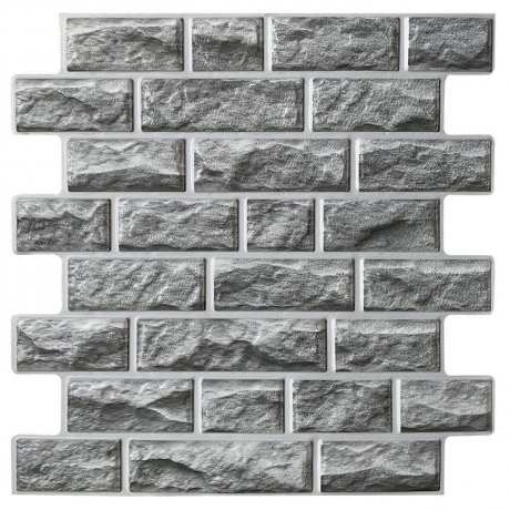 Панель ПВХ Самоклеющаяся Grace Мергель серый 468х473 мм