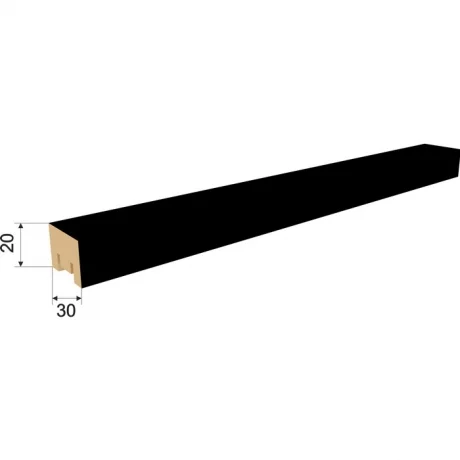 Интерьерная рейка Stella Pro Милана Black Edition 