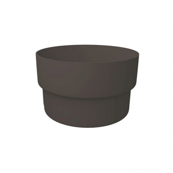 Водосточная система Grand Line Standart Муфта трубы графит