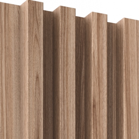 Реечная панель ПВХ Wood-Lab Legno Орех пекан сливочный