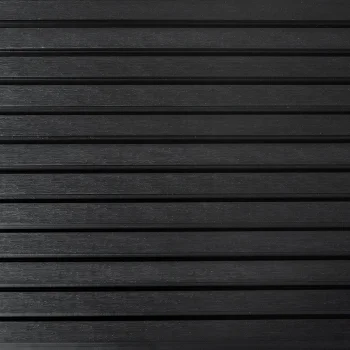 Реечная панель ДПК для фасада стен CM Wall Black wood (Черное дерево) — фото 2