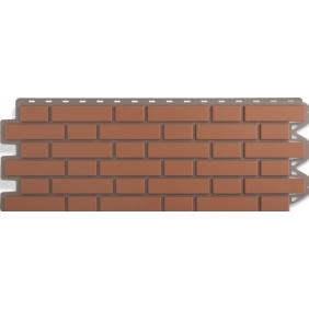Цокольный Альфа Профиль Кирпич Клинкерный красный