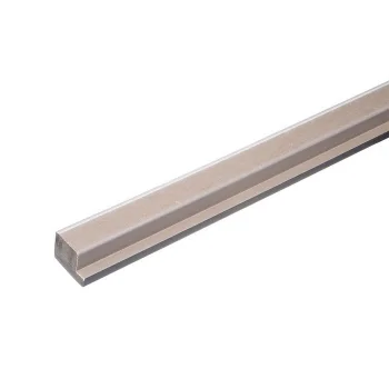 Завершающая рейка 3D Grace Rail Черная гладкая