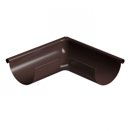 Водосточная система Docke Premium Stal Угол желоба внешний 90º шоколад