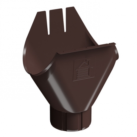 Водосточная система Docke Premium Stal Воронка желоба шоколад