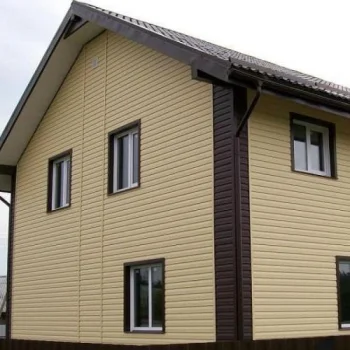 Сайдинг Альта-сайдинг корабельный брус Кремовый — фото 3