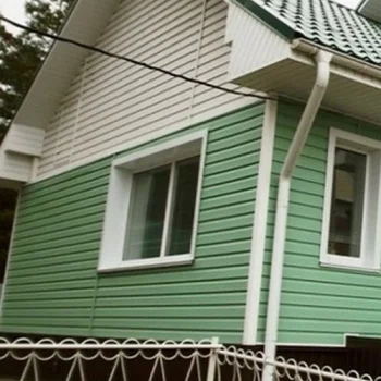 Сайдинг Альта-сайдинг корабельный брус Салатовый — фото 3