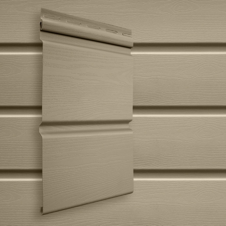 Сайдинг Grand Line Double-брус Standart бежевый