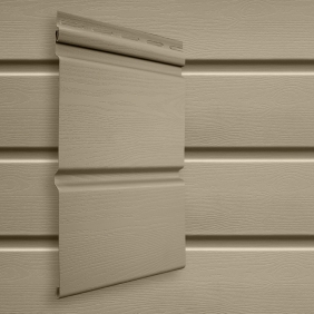 Сайдинг Grand Line Double-брус Standart бежевый