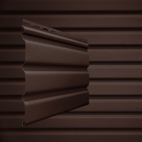 Сайдинг Grand Line Acryl Рейка фасадная темный дуб - 3,0 м.