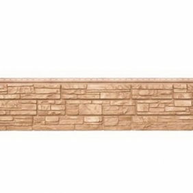 цокольный Я-фасад Крымский сланец Янтарный