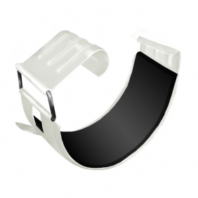 Водосточная система Optima Металл Ø125 Соединитель желоба белый 