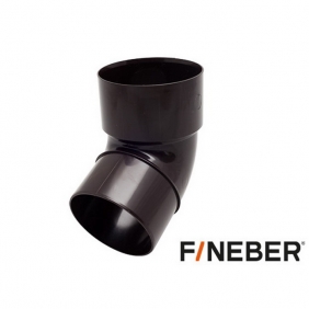 Система Fineber Колено трубы 67 градусов коричневый